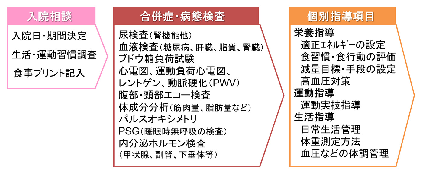 減量目的の入院について